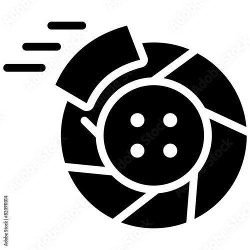 brake solid icon