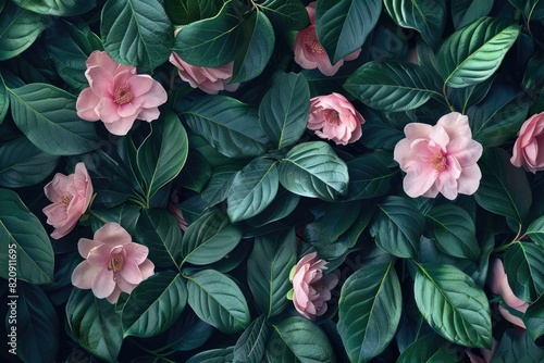 Wallpaper Mural Beautiful botanical floral background. Torontodigital.ca