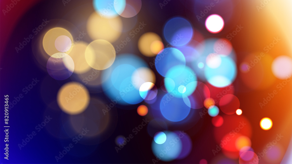 Bokeh lights. Abstract blurred background. Vibrant blur light effect. Vector illustration. Bokeh lights. Abstract blurred background. Vibrant blur light effect. Vector illustration.