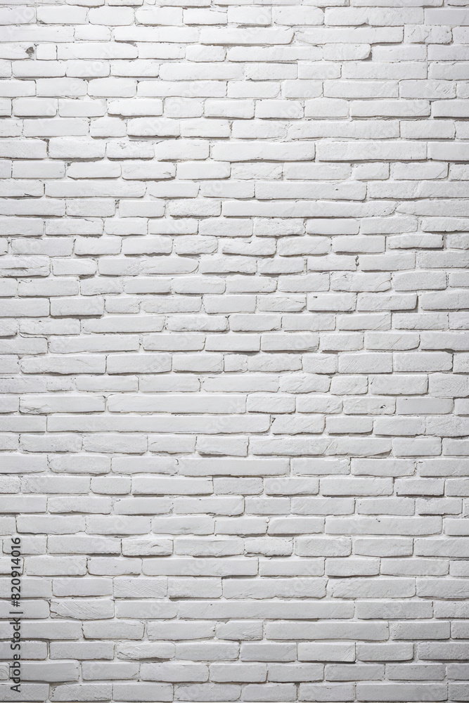 Obraz premium White brick wall texture. Elegant with high resolution of white brick texture for background wallpaper and graphic web design
