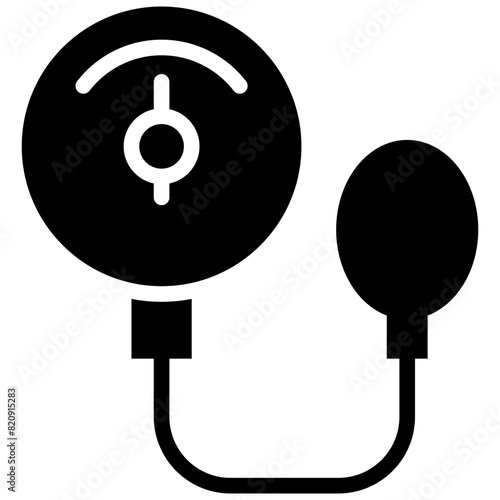 sphygmomanometer solid icon