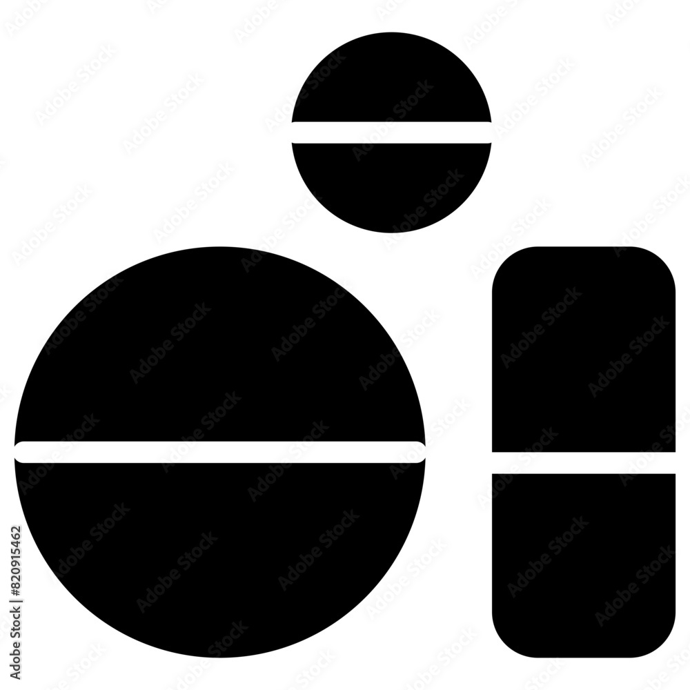 Fototapeta premium tablet solid icon