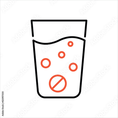 Effervescent vector icon