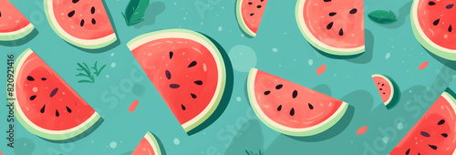background of watermelon Fruits background image HD