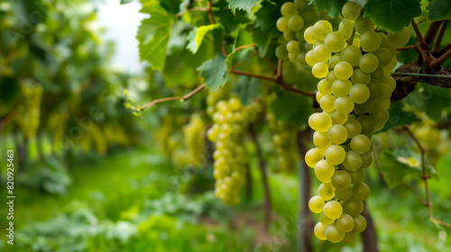 Wallpaper Mural Bountiful Summer Vineyard Featuring Abundant Clusters of Ripe Grapes Torontodigital.ca