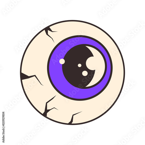 Abstract eye. Eye icon for Halloween theme