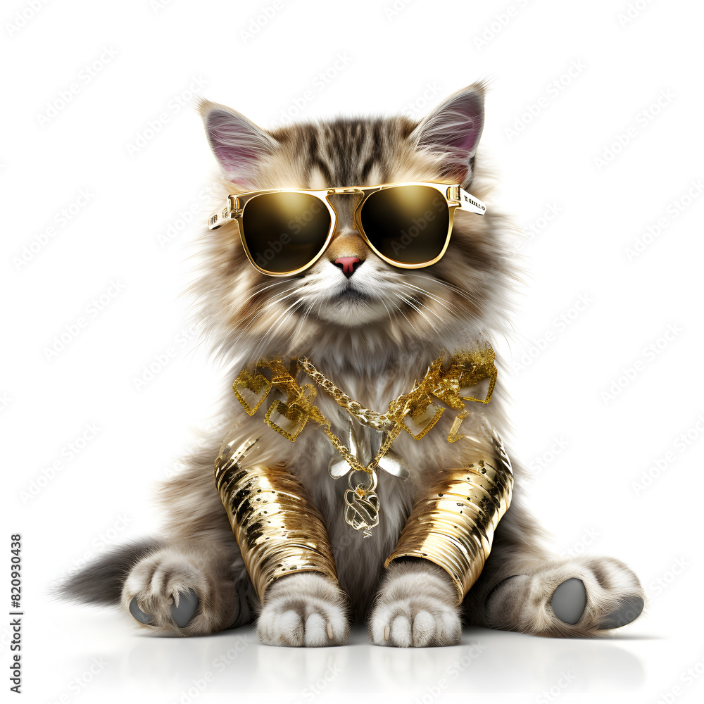 Cute Cat with sunglasses