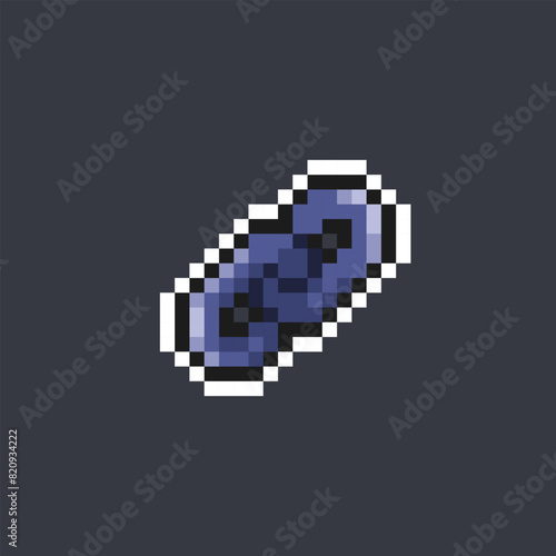 iron chain in pixel art style