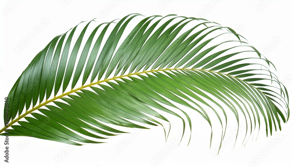 palm leaf isolated on white palm leaf isolated on white