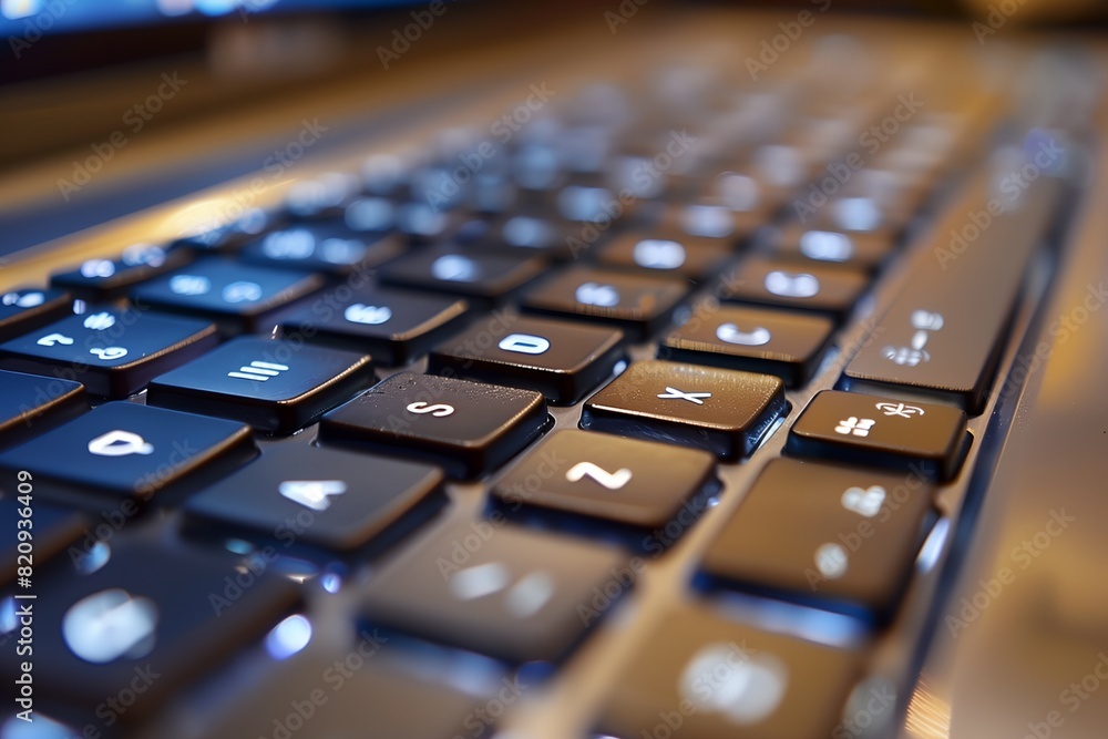 a close up of a keyboard with a blurry background a close up of a keyboard with a blurry background