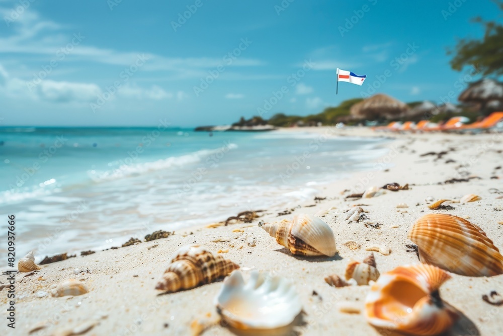 couple sandals and shells on sand - beach holiday in two - Summer
. Beautiful simple AI generated image in 4K, unique. couple sandals and shells on sand - beach holiday in two - Summer
. Beautiful simple AI generated image in 4K, unique.