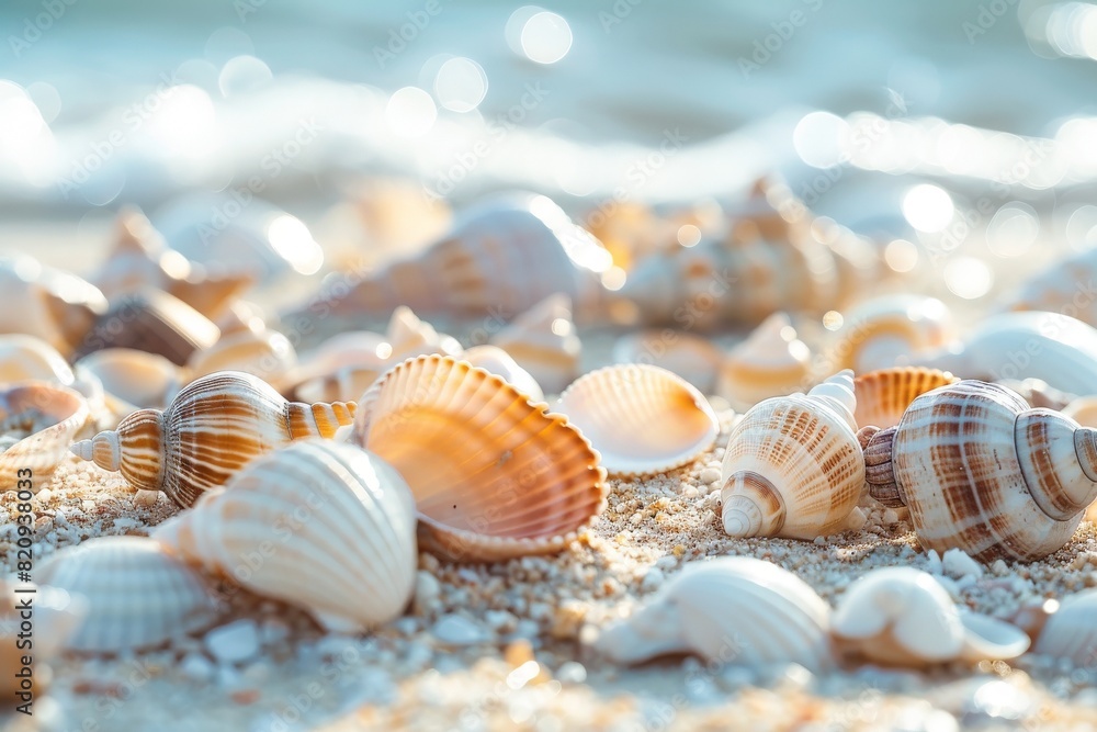 Heart-shaped Seashell in the Seaside. Beautiful simple AI generated image in 4K, unique. Heart-shaped Seashell in the Seaside. Beautiful simple AI generated image in 4K, unique.