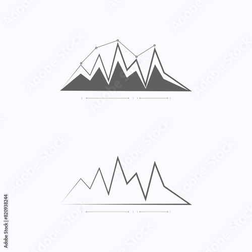 bar chart histogram business infographics, Graphs and charts set. Statistic and data information infographic