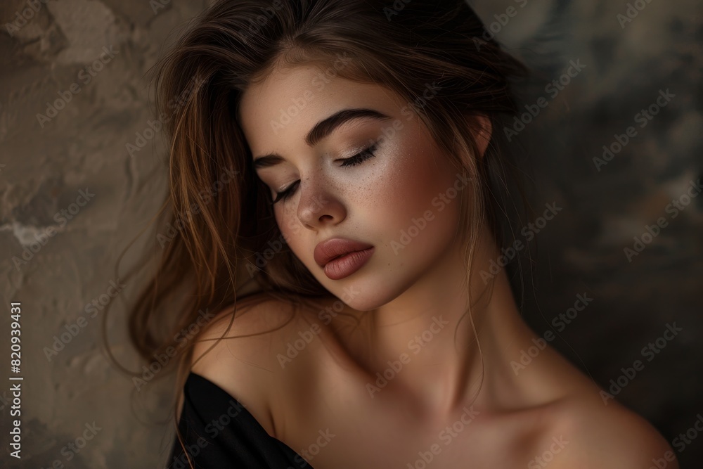 Glamour and Sophistication. Stunning Woman Embracing Fashion Trends with Confidence and Charisma Glamour and Sophistication. Stunning Woman Embracing Fashion Trends with Confidence and Charisma