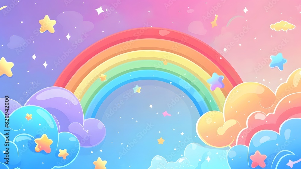 colorful rainbow background for Pride Month