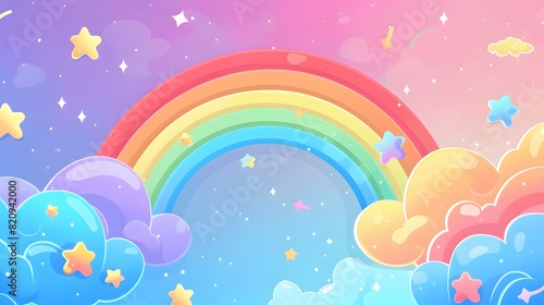 colorful rainbow background for Pride Month