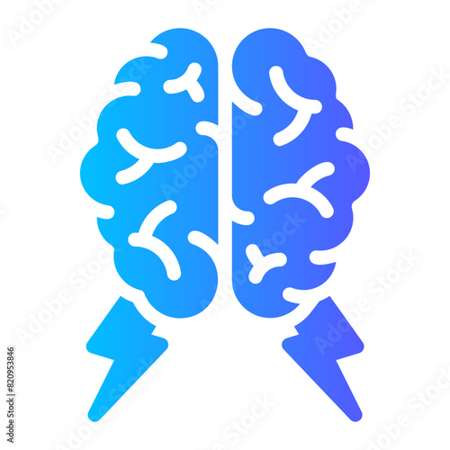 brainstorm gradient icon