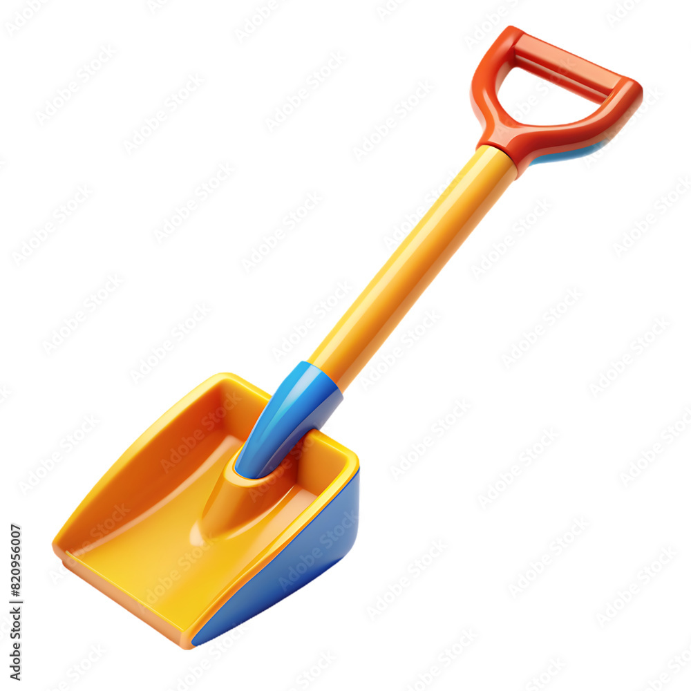 beach shovel on transparent background beach shovel on transparent background