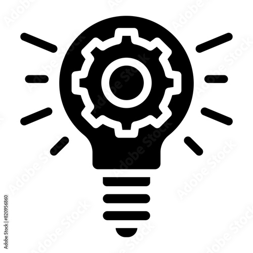 innovation glyph icon