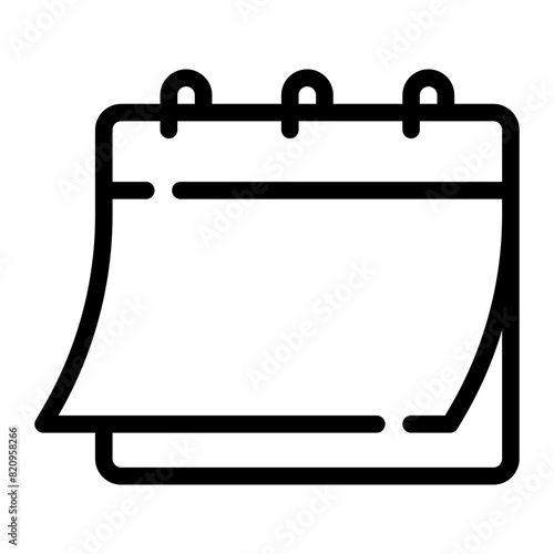 calendar line icon