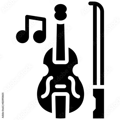 violin solid icon