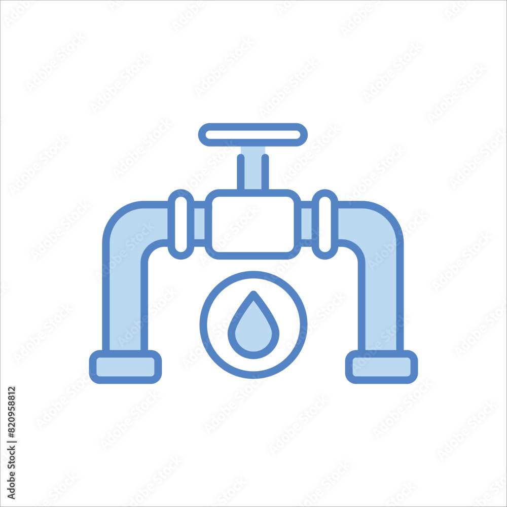 Oil Pipe vector icon Oil Pipe vector icon
