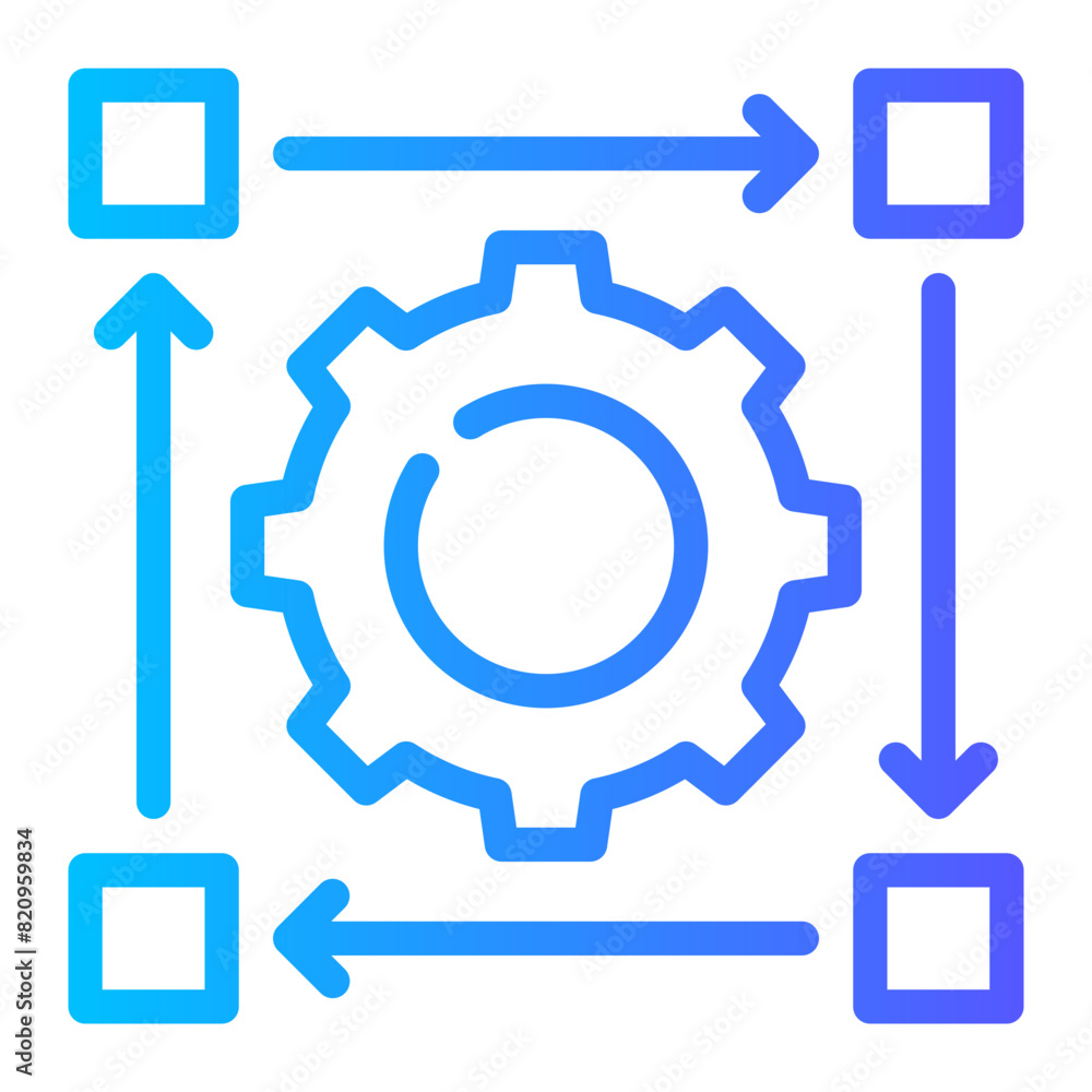 project plan gradient icon project plan gradient icon