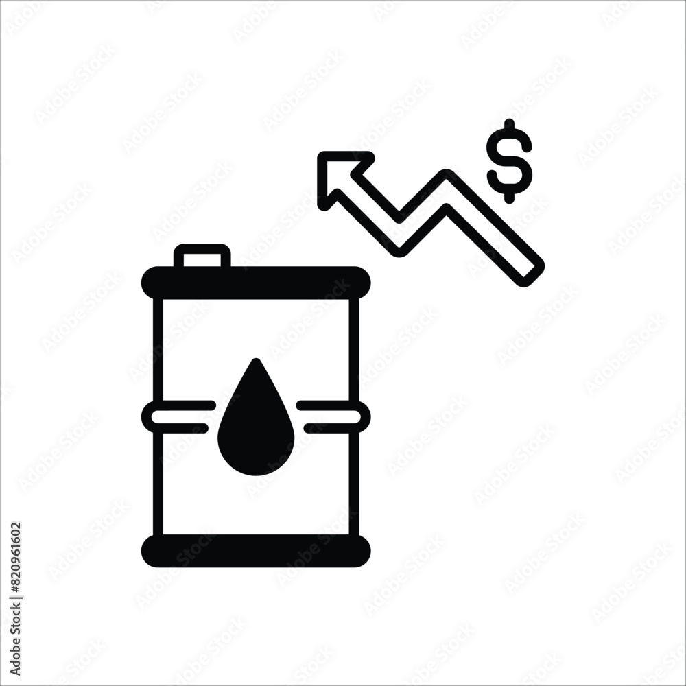 Oil Price vector icon Oil Price vector icon