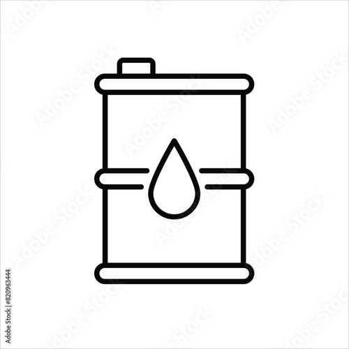 Oil Barrel vector icon