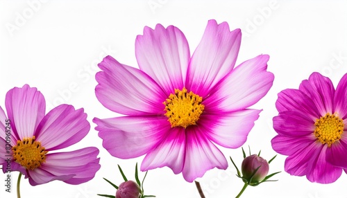 cosmos flower isolated on transparent background