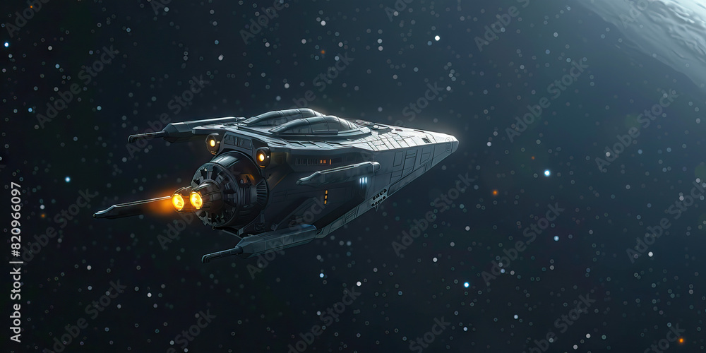 Rebranding the Space Travel: A Lone Spaceship Navigates the Cosmic Seas Rebranding the Space Travel: A Lone Spaceship Navigates the Cosmic Seas