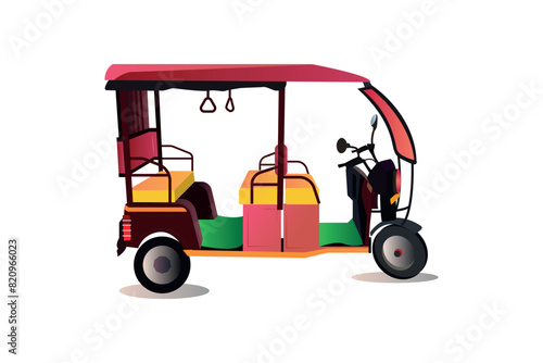 Tuktuk indian rickshaw car