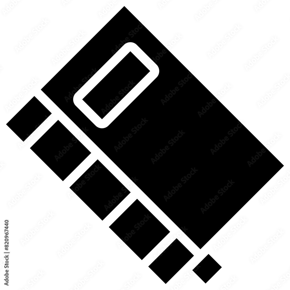 Obraz premium book solid icon