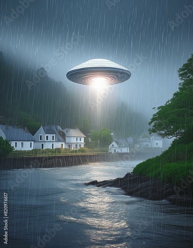 Ufo at night