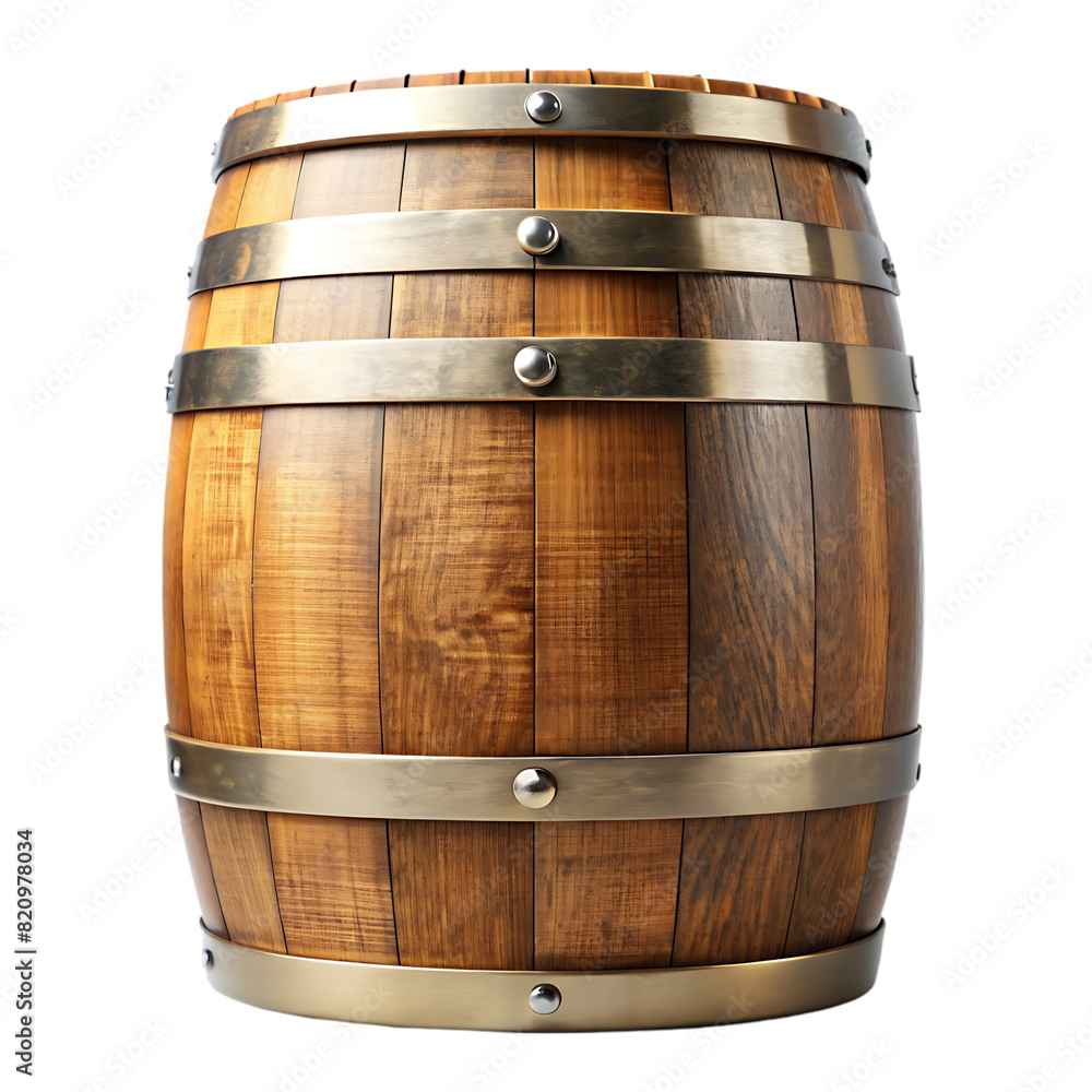 Obraz premium beer barrel on transparent background
