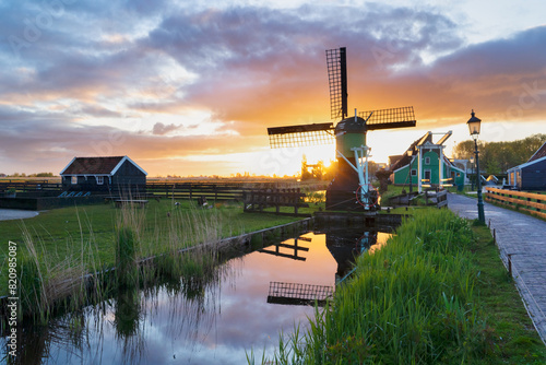 Dutch wind mills photo