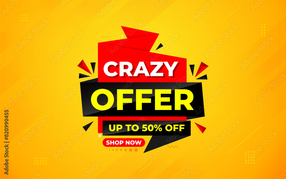 Crazy Offer Sale Background. Sale banner design template. Vector illustration. Market promotion banner and crazy discount announcement background vector illustration. Crazy Offer Sale Background. Sale banner design template. Vector illustration. Market promotion banner and crazy discount announcement background vector illustration.