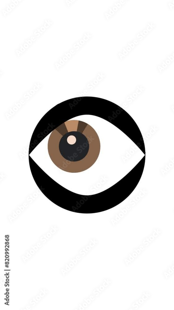 ojo color cafe mirando diferentes ángulos en transparencia ojo color cafe mirando diferentes ángulos en transparencia