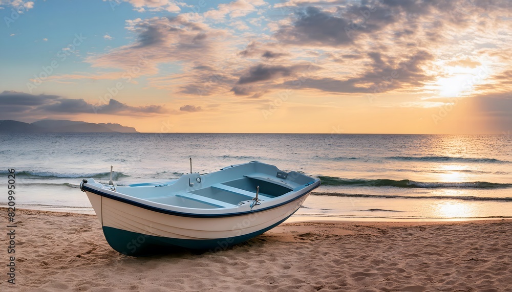 Boat on the beach Boat on the beach