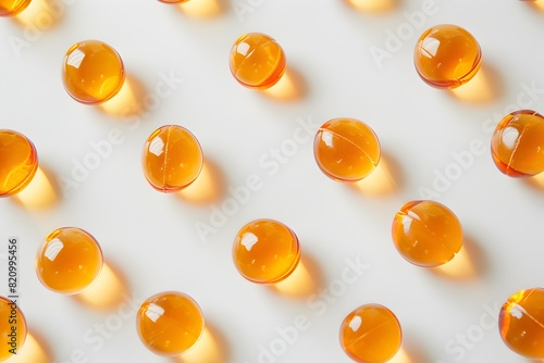 Healing Panthenol Provitamin B5 on Solid White Background for Cosmetic and Pharmaceutical Product Photography