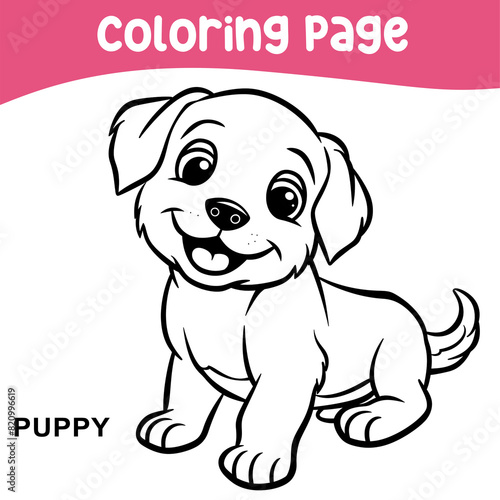 Coloring worksheet page. Educational printable coloring worksheet