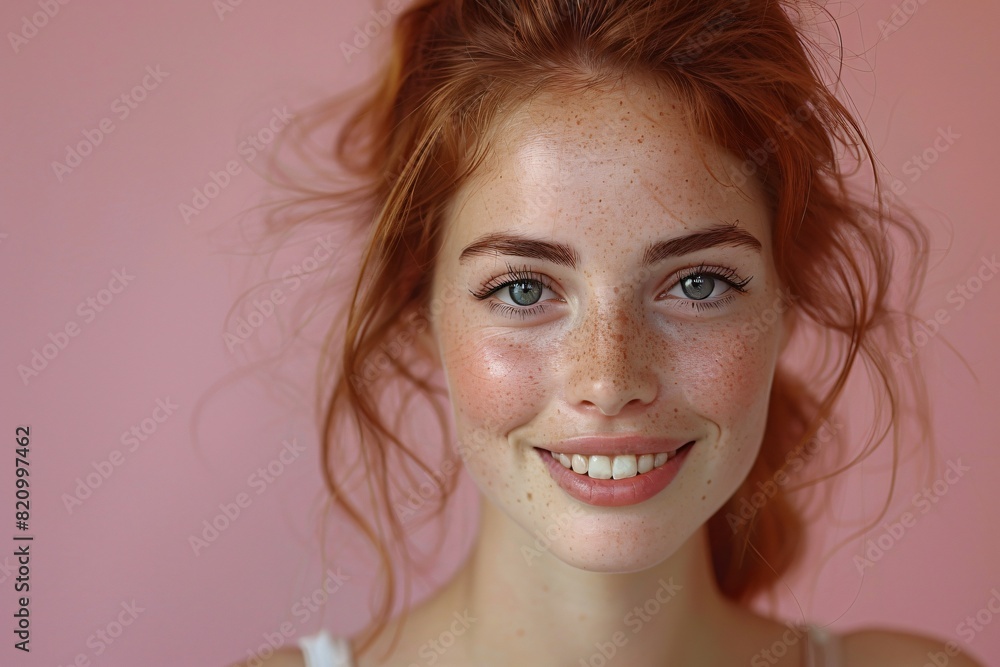 A charming portrait of a girl A charming portrait of a girl