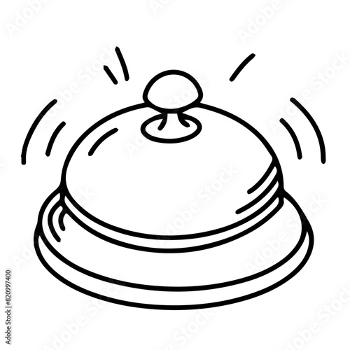 Service bell d'hôtel