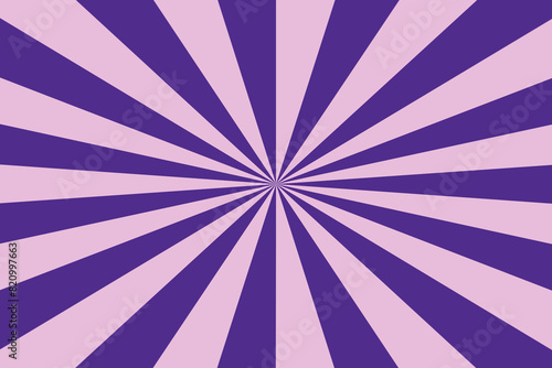 Purple Sun rays Retro vintage style background  Sunburst Pattern Background. Rays. Summer Banner illustration