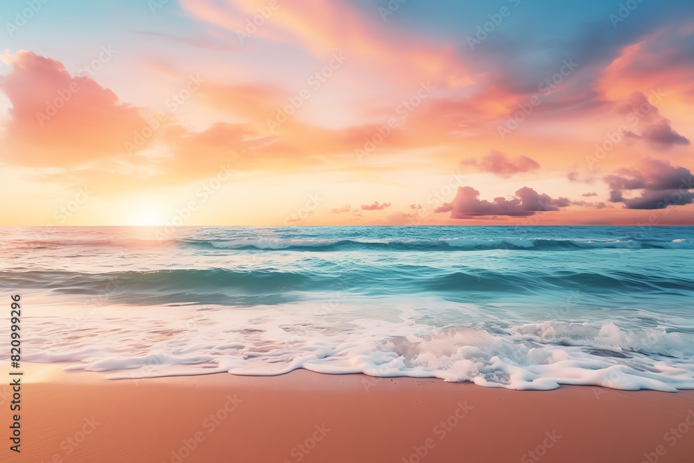 Stunning beach sunset with vibrant skies, gentle waves, and golden sands. Perfect for travel, relaxation, and nature-themed projects. Stunning beach sunset with vibrant skies, gentle waves, and golden sands. Perfect for travel, relaxation, and nature-themed projects.