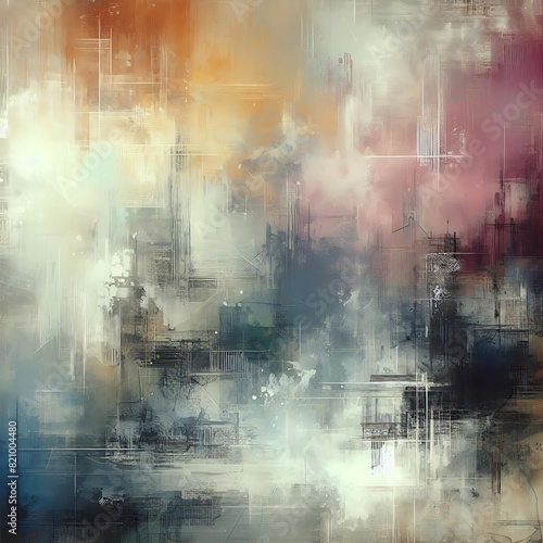 Grunge abstract painting background or texture © StockTopia