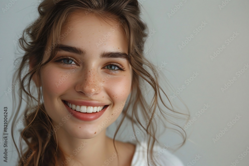 A charming portrait of a girl