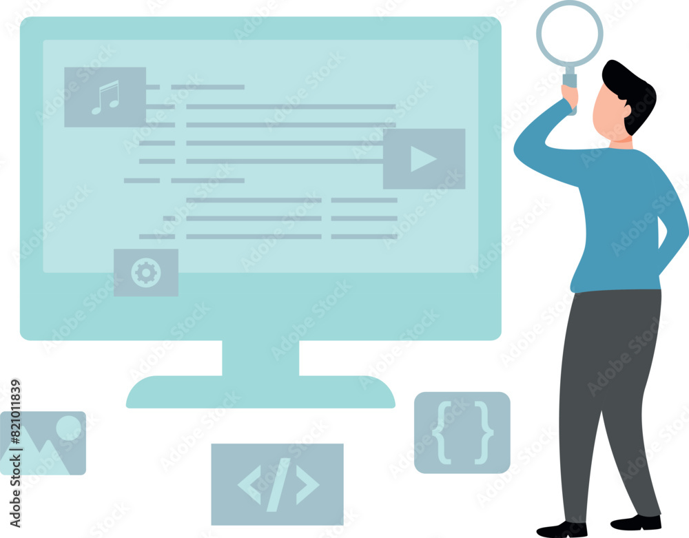 The guy is looking for coding. The guy is looking for coding.