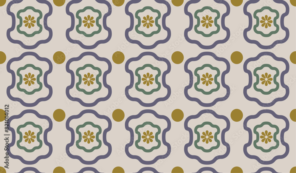 Fototapeta premium Seamless pattern design vector