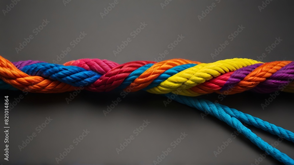 colorful ropes indicating team diverse strength partnership concept together teamwork . support of colleagues and communication .corporate work cooperation colorful background colorful ropes indicating team diverse strength partnership concept together teamwork . support of colleagues and communication .corporate work cooperation colorful background